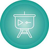 Video Presentation Vector Icon