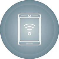 Phone With Signal Vector Icon
