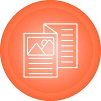 Brochure Vector Icon