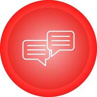 Chatting Vector Icon