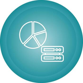 icono de vector de análisis de datos