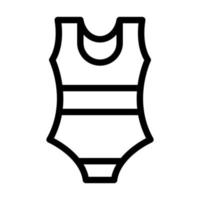 SwimSuit Icon Design vector