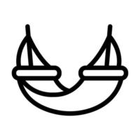 Hammock Icon Design vector