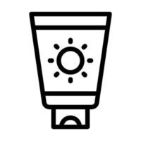 Sunscreen Icon Design vector