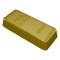 3d Illustration von Münzen und Gold Riegel png