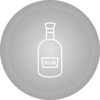 Bottle of Rum Vector Icon