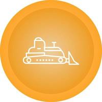 Bulldozer Vector Icon