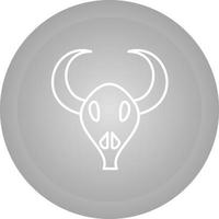 Bull Horns Vector Icon