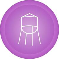 Water Tower Vector Icon