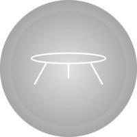 Small Table Vector Icon