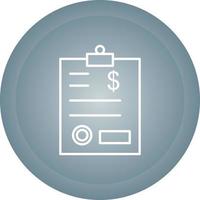 Invoice Vector Icon