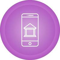 Mobile Banking Vector Icon