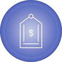 Dollar Tag Vector Icon