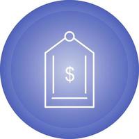 Dollar Tag Vector Icon