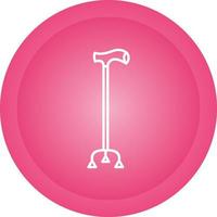 Walking Stick Vector Icon