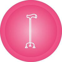 Walking Stick Vector Icon