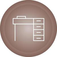 Desk Vector Icon