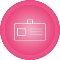 Identity Card Vector Icon