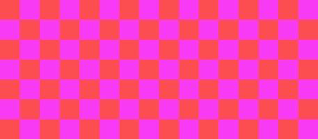 checkered pink background pattern in retro style vector illustration