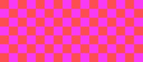 checkered pink background pattern in retro style vector illustration