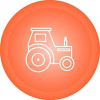 icono de vector de tractor