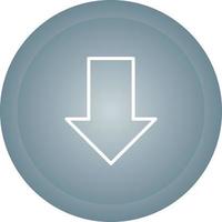 Down Vector Icon