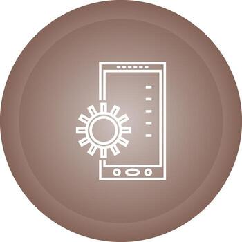 Mobile app Developing Vector Icon
