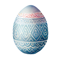 acquerello Pasqua uovo fiori, ai generato png