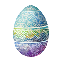 acuarela Pascua de Resurrección huevo flores, ai generado png