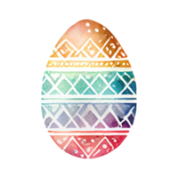 watercolor easter egg flowers, AI Generated png