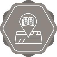 Library Location Vector Icon