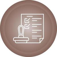 Stamp Vector Icon