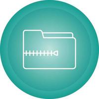 Zip File Vector Icon