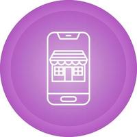 Mobile Store Vector Icon