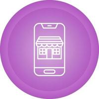 Mobile Store Vector Icon