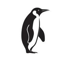 Penguin Face, Silhouettes Penguin Face, black and white Penguin vector