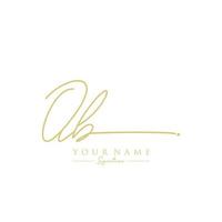 Letter OB Signature Logo Template Vector