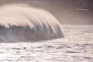 Huge sea waves photo