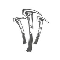 Hammers isolated on white background vector