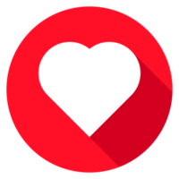 realista amor corazón icono png