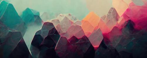 Colorful grunge luminous stones abstract chromatic background. photo