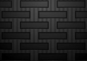 Abstract black tech concept background vector