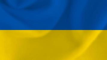 Ukrainian national flag vector