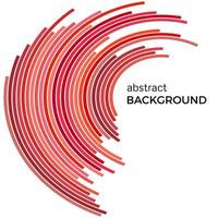 Abstract background with red lines. Red lines with place for your text on a white background. vector