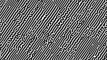 Monochrome Turing reaction background. Abstract diffusion pattern with chaotic shapes. Vector illustration.