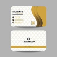 Modern business card template design, company business card design. vector