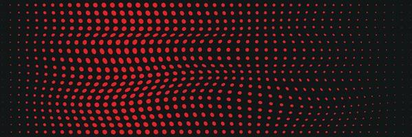 pattern of red dots on black background vector
