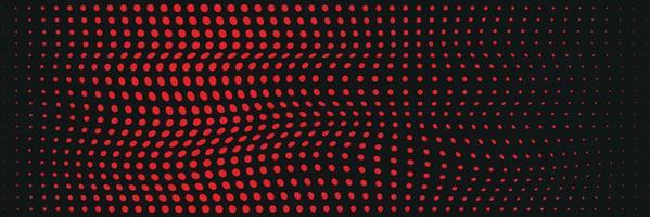 pattern of red dots on black background vector