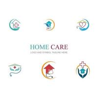 set of home care vector