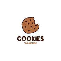 Vector cookies logo design concept illustration idea